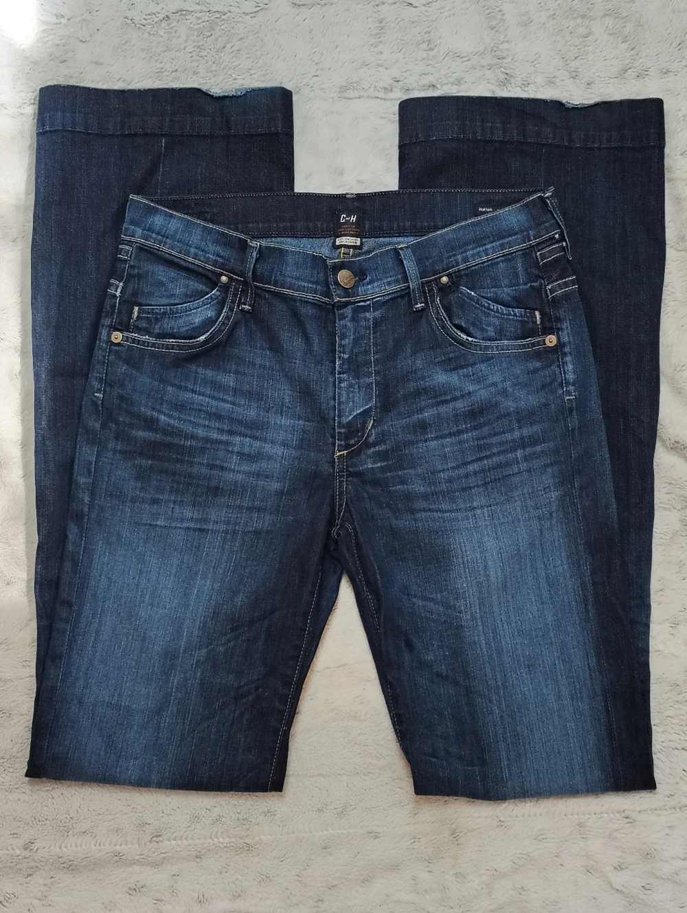 Citizens Of Humanity Hutton Mid Rise Wide Leg Jeans Women's 30 Retro Y2K Vibes - Picture 13 of 14